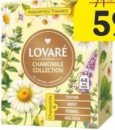 Ceai „Lovare” în sortiment, 32 × 1,3 g
