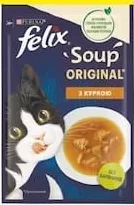 Hrană pentru pisici „Purina” Felix în sortiment, 48 g (Soup Original)