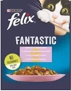 Hrană pentru pisici „Purina” Felix în sortiment, 85 g (Fantastic)