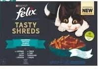 Hrană pentru pisici în sos „Purina” Felix, 320 g (Tasty Shreds)