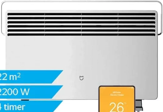 Xiaomi Convector Mi Smart Space Heater S; 22 m²; 2200 W; 4 timer; 6 moduri; 20–32 °C; Smart Home
