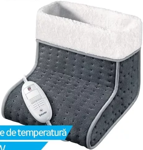 beurer Termofor FW20 Cosy Grey Încălzitor; 3 nivele de temperatură; 100 W; oprire 90 min
