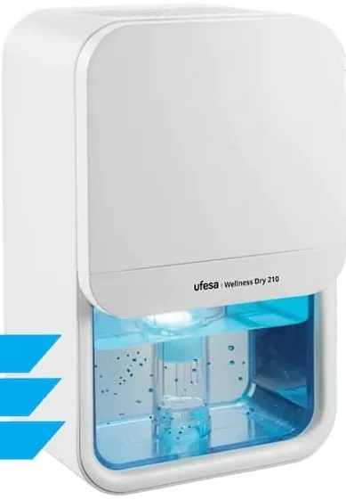 Ufesa WELLNESS DRY 210, dezumidificator de aer, 20 m², 0.8 l, senzor