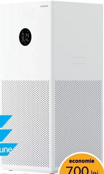 Xiaomi Mi Air Purifier 4 Lite, purificator de aer, 43 m², 360 m³/h, HEPA, pe cărbune