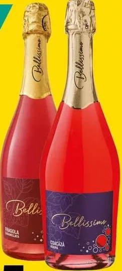 BELLISSIMO Vin spumant coacăză neagră/fragola caramel, 0.75 L