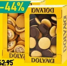 DOLYNA Biscuiți ananas/zmeură în glazură, 500 g
