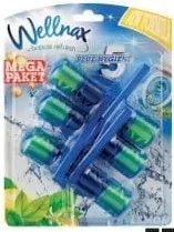 Săpun pentru vasul de toaletă Wellnax, în sortiment, 3 × 50 g; Ofertă valabilă 26-31.10.2026. În limita stocului disponibil; nu se cumulează cu alte promoții.