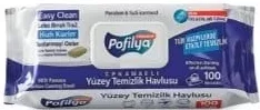 Șervețele umede universale pentru curățenie Pafilya Premium, 100 bucăți; promoție 1–18 octombrie 2026; preț cu card TOP: 33 lei (−15% cu cardul de fidelitate sau în aplicația UDS, statut TOP)