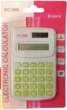 Calculator electronic KC-885, 8 cifre; promoție 1–18 octombrie 2026; preț cu card TOP: 25 lei (−15% cu cardul de fidelitate sau în aplicația UDS, statut TOP)