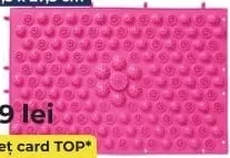 Covoraș Ladybug de masaj ortopedic, interconectabil, pentru acupresură, 39,5 × 27,5 cm, preț TOP cu cardul de fidelitate sau statut TOP în aplicația UDS