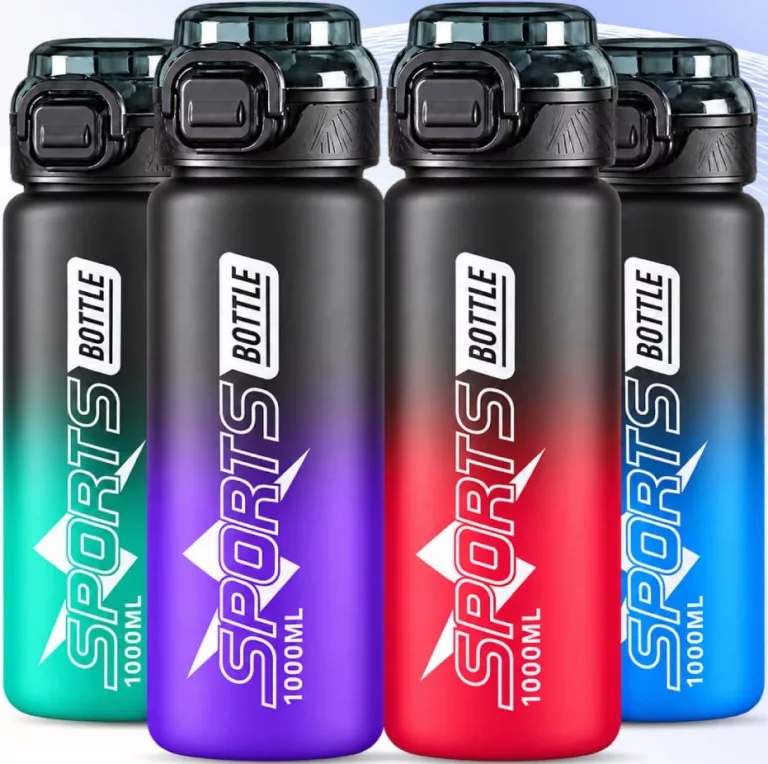 Sticlă pentru apă cu gura din silicon Sports, 1000 ml; preț exclusiv online; nu se cumulează cu alte promoții și reduceri