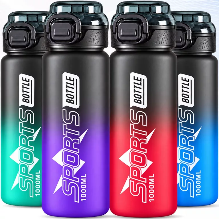 Sticlă pentru apă cu gura din silicon Sports, 1000 ml; preț exclusiv online; nu se cumulează cu alte promoții și reduceri