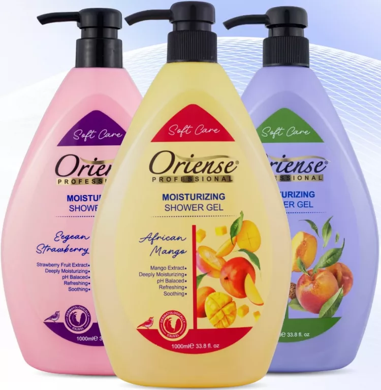 Gel de duș ORIENSE în sortiment, 1000 ml; preț exclusiv online; nu se cumulează cu alte promoții și reduceri