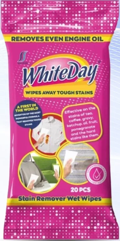 Șervețele pentru îndepărtarea petelor White Day, 20 buc; preț exclusiv online; nu se cumulează cu alte promoții și reduceri
