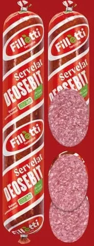 FILLETTI Salam Servelat Deosebit semiafumat, kg