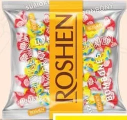 ROSHEN Bomboane Beshenaia Pciolka frutti, 220 g