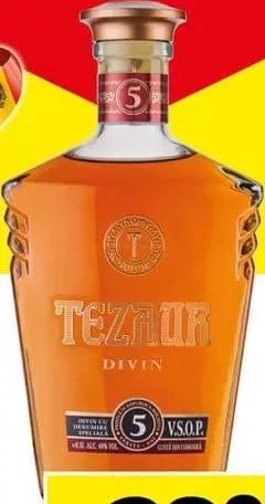 TEZAUR GOLD Divin V.S.O.P., 5 ani, 40% alc., 0,5 L
