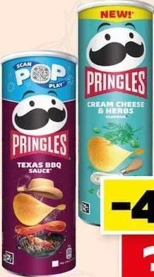 PRINGLES Cips, sortiment divers, 165 g