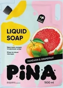 PINA Săpun lichid Magnolia/Mandarin, rezervă, 1.5 L