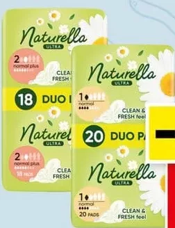 NATURELLA Absorbante ULTRA DUO, 14/16/20 buc