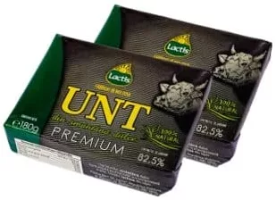 LACTIS Unt Premium, 82,5% grăsime, 180 g, preț/bucată