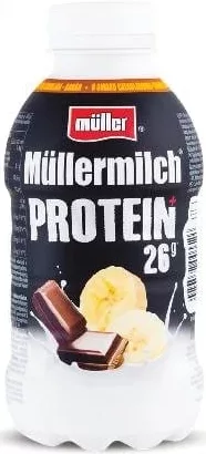 MULLER MILCH Băutură proteică lapte, diverse sortimente, 1,5% - 1,6% grăsime, 383 - 400 ml