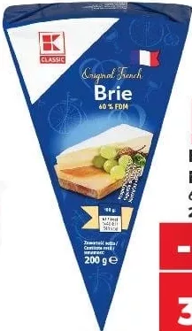 K-CLASSIC Brânză Brie, 60% grăsime, 200 g
