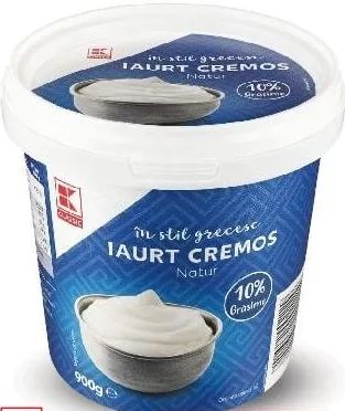 K-CLASSIC Iaurt cremos în stil grecesc, 10% grăsime, 900 g