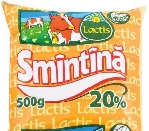 LACTIS Smântână, 20% grăsime, 500 g