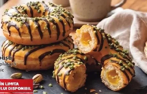Gogoașă cu umplutură de fistic, 77 g