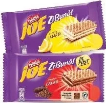 NESTLÉ JOE ZI BUNĂ Napolitane, cremă de lămâie / de post cu cacao, 117 g (cu Kaufland Card XTRA și cupon activat)