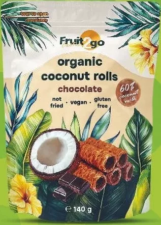 FRUIT2GO EXOTIC Rulouri / clustere eco, diverse sortimente, 140 g