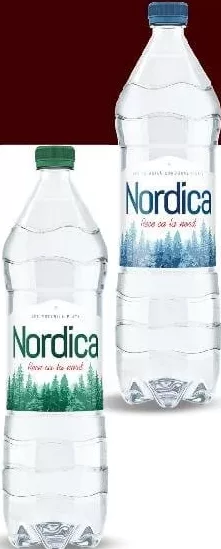 NORDICA Apă potabilă, plată / carbogazoasă, 1,5 l