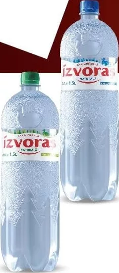 IZVORAȘ Apă minerală, plată / carbogazoasă, 1,5 l