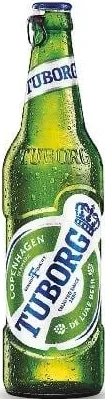 TUBORG Bere blondă, 5% alcool, 0,33 l