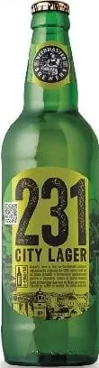 BEERMASTER Bere blondă nepasteurizată, 231 city lager, 4,2% alcool, 0,5 l