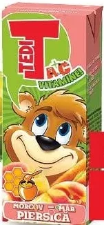 TEDI Nectar morcov-măr-piersici, 0,2 l