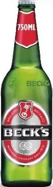 BECK’S Bere blondă, 5% alcool, 0,75 l