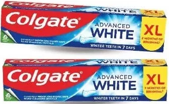 COLGATE Pastă de dinți Advanced White / Advanced White Charcoal, 125 ml