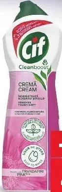 CIF Cremă pentru curățat suprafețe Pink, 700 ml