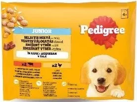 PEDIGREE Hrană pentru câini, diverse sortimente, 4 x 100 g