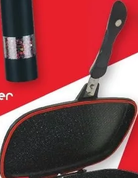 SCHMITTER Tigaie grill dublă, aluminiu, cca. 32 x 23 cm, 1 buc