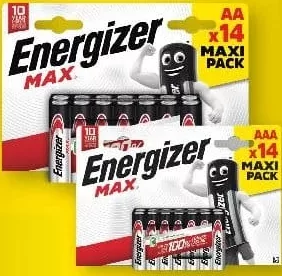 ENERGIZER Baterii Max AA / AAA, 14 bucăți, 1 set