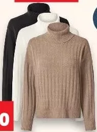 ESMARA Pulover pentru femei, S–L, 96% poliester, 4% elastan, 1 buc