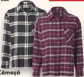 ESMARA Cămașă pentru femei, S–L, 100% bumbac, 1 buc
