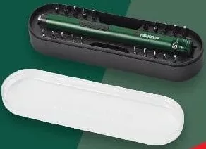 PARKSIDE Șurubelniță electrică de precizie, include 20 biți, funcționează cu baterii, 1 buc