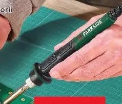 PARKSIDE Stație de lipit și aer cald, 750 W, debit aer max. 120 l/min, temperatură pistol lipit max. 480 °C, include accesorii, 1 buc