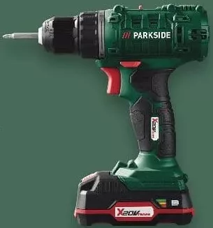 PARKSIDE Mașină de înșurubat și găurit, 20 V, trepte cuplu 19+1, cuplu maxim 35 Nm, include acumulator 2 Ah și încărcător, 1 buc