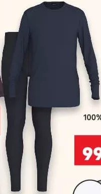 ESMARA MEN Bluză termo / Colanți pentru bărbați, M–XXL, 100% poliester, 1 buc