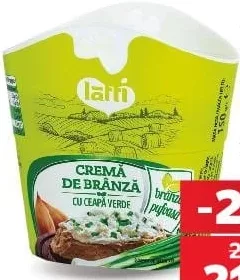 LATTI Cremă de brânză cu verdeață / naturală, 23% grăsime, 150 g